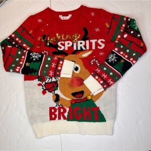 No Boundaries Ugly Christmas Sweater Colorful|Making Spirit Bright |Size S3-5
